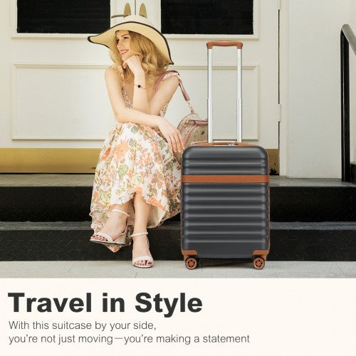 Kono KSK2484 Hard Shell Cabin Suitcase - 20 Inch