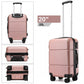 Kono KSK2485 Hard Shell Cabin Suitcase - 20 Inch