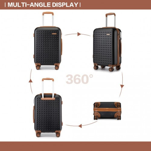Kono KSK2486 Hard Shell Medium Suitcase - 24 Inch