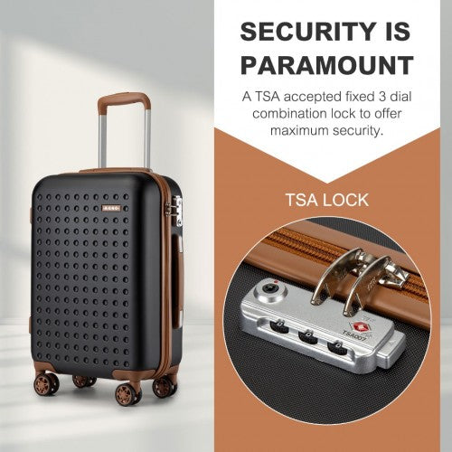 Kono KSK2486 Hard Shell Medium Suitcase - 24 Inch