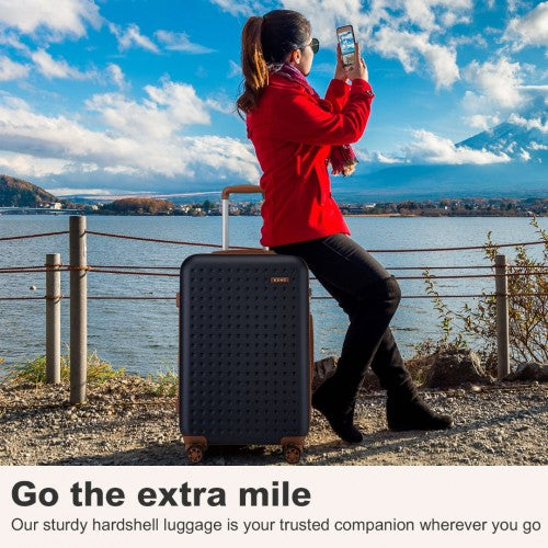 Kono KSK2486 Hard Shell Large Suitcase - 28 Inch