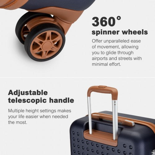 Kono KSK2486 Hard Shell Large Suitcase - 28 Inch