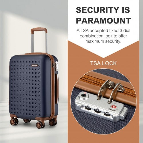 Kono KSK2486 Hard Shell Medium Suitcase - 24 Inch