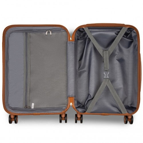 Kono KSK2486 Hard Shell Cabin Suitcase - 20 Inch