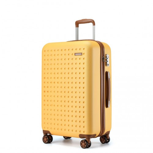 Kono KSK2486 Hard Shell Medium Suitcase - 24 Inch