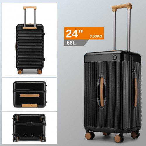 Kono KSK2488 Hard Shell Medium Suitcase - 24 Inch