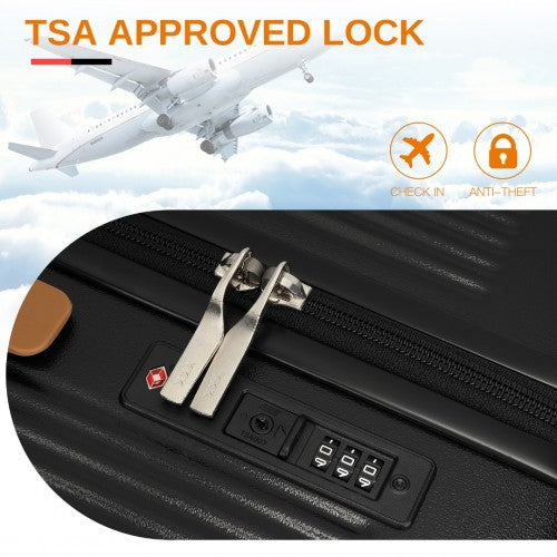 Kono KSK2488 Hard Shell Medium Suitcase - 24 Inch