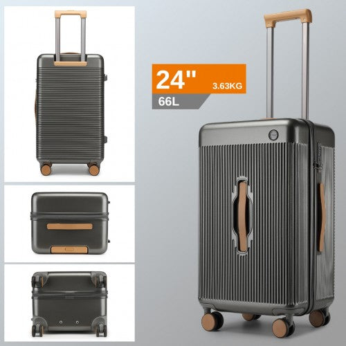 Kono KSK2488 Hard Shell Medium Suitcase - 24 Inch