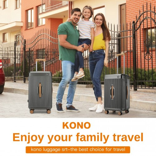 Kono KSK2488 Hard Shell Medium Suitcase - 24 Inch