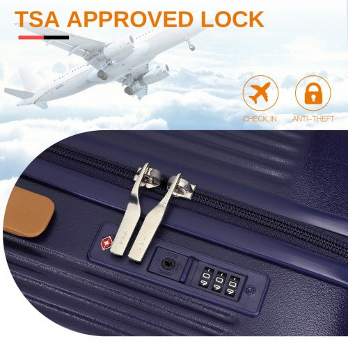 Kono KSK2488 Hard Shell Medium Suitcase - 24 Inch