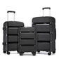 Kono KSK2492 Hard Shell 3 Piece Suitcase Set