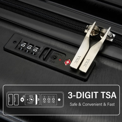 Kono KSK2493 Hard Shell Large Suitcase - 28 Inch