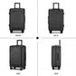 Kono KSK2493 Hard Shell Medium Suitcase - 24 Inch