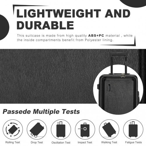 Kono KSK2493 Hard Shell Large Suitcase - 28 Inch