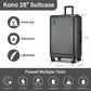 Kono KSK2493 Hard Shell Large Suitcase - 28 Inch