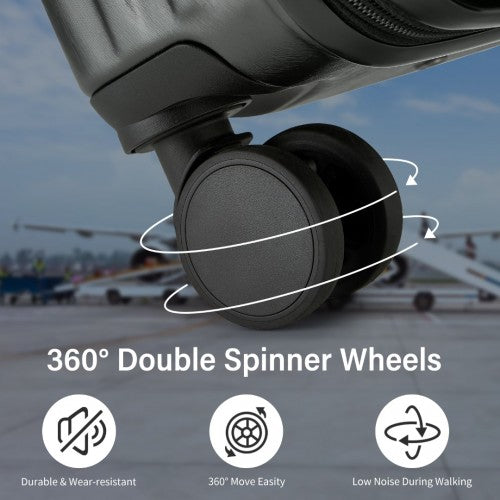 Kono KSK2493 Hard Shell Medium Suitcase - 24 Inch