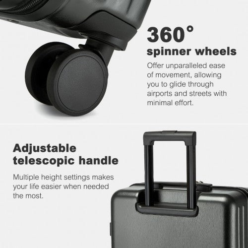 Kono KSK2493 Hard Shell Large Suitcase - 28 Inch