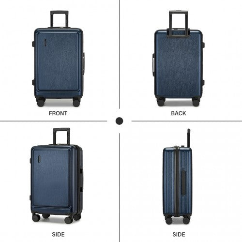 Kono KSK2493 Hard Shell Medium Suitcase - 24 Inch