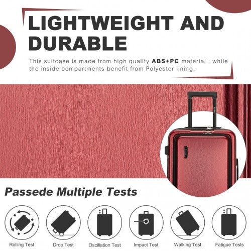 Kono KSK2493 Hard Shell Large Suitcase - 28 Inch