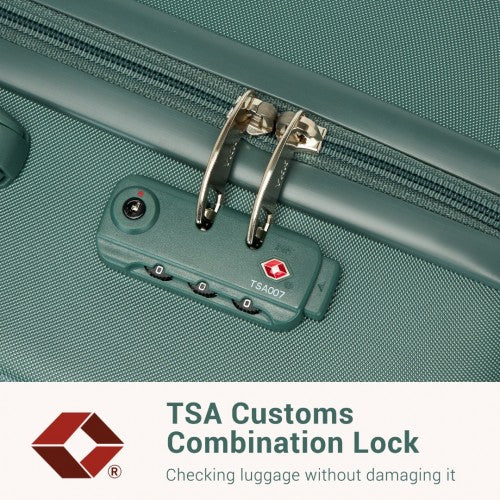 Kono KSK2494 Hard Shell Medium Suitcase - 24 Inch