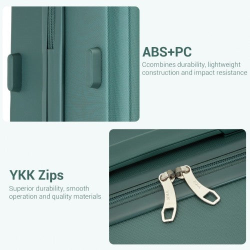 Kono KSK2494 Hard Shell Medium Suitcase - 24 Inch