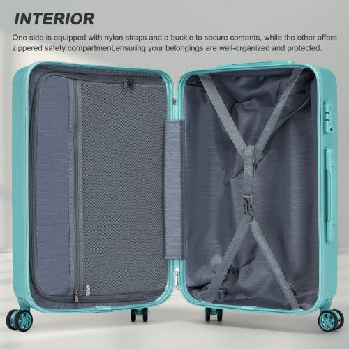 Kono KSK2494 Hard Shell Large Suitcase - 28 Inch