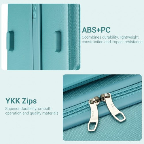 Kono KSK2494 Hard Shell 3 Piece Suitcase Set