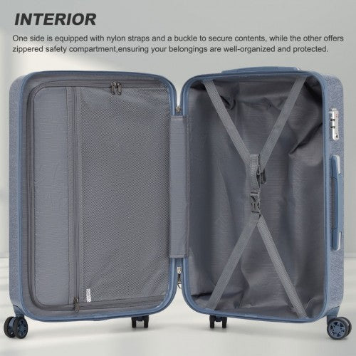 Kono KSK2494 Hard Shell Medium Suitcase - 24 Inch