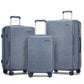 Kono KSK2494 Hard Shell 3 Piece Suitcase Set