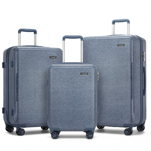 Kono KSK2494 Hard Shell 3 Piece Suitcase Set
