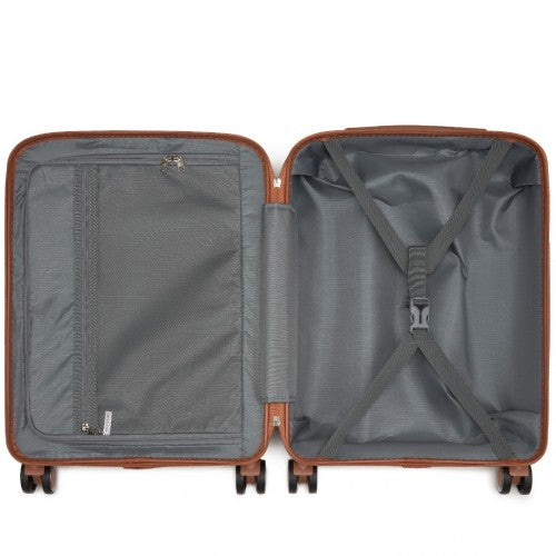 Kono KSK2591 Hard Shell Cabin Suitcase - 20 Inch