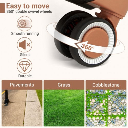 Kono KSK2591 Hard Shell Cabin Suitcase - 20 Inch