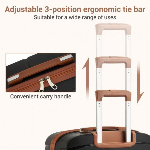 Kono KSK2591 Hard Shell Cabin Suitcase - 20 Inch