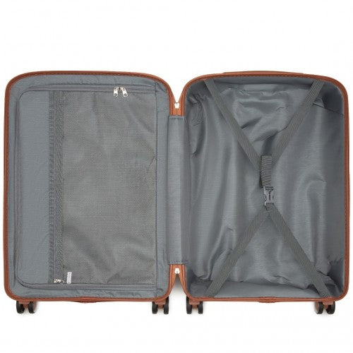 Kono KSK2591 Hard Shell Medium Suitcase - 24 Inch