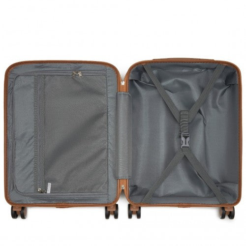 Kono KSK2591 Hard Shell Cabin Suitcase - 20 Inch