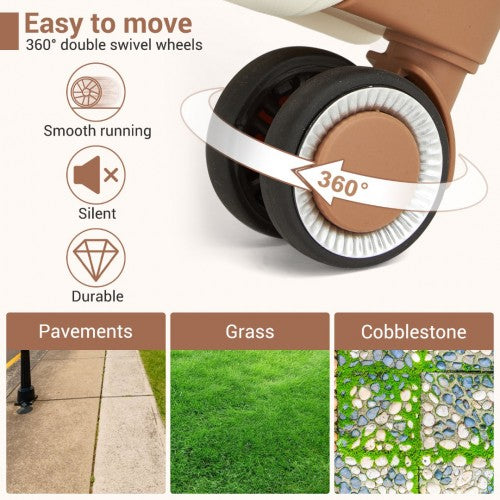 Kono KSK2591 Hard Shell Cabin Suitcase - 20 Inch