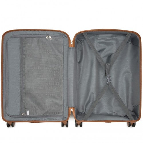 Kono KSK2591 Hard Shell Medium Suitcase - 24 Inch