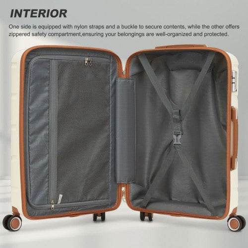 Kono KSK2591 Hard Shell 3 Piece Suitcase Set