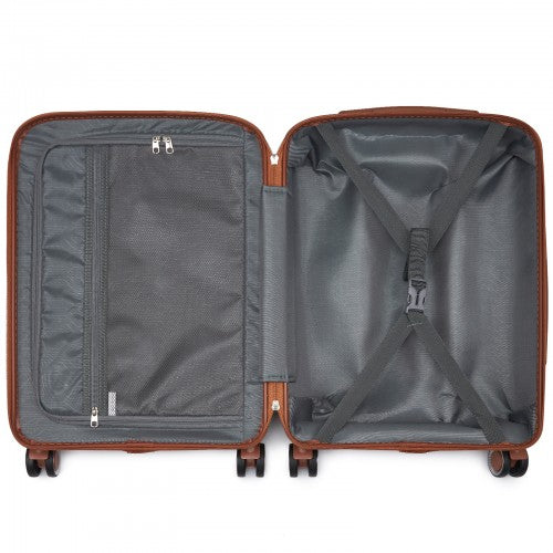 Kono KSK2591 Hard Shell Cabin Suitcase - 20 Inch