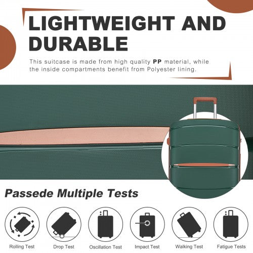 Kono KSK2591 Hard Shell Cabin Suitcase - 20 Inch