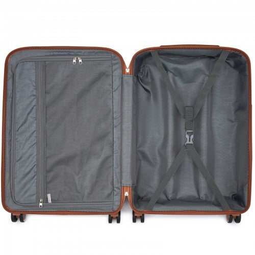 Kono KSK2591 Hard Shell Medium Suitcase - 24 Inch