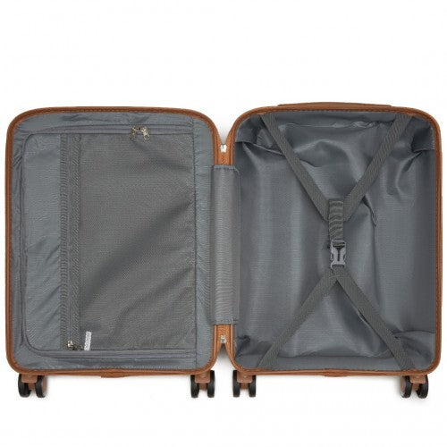Kono KSK2591 Hard Shell Cabin Suitcase - 20 Inch