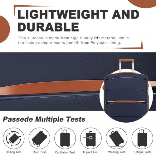 Kono KSK2591 Hard Shell Medium Suitcase - 24 Inch