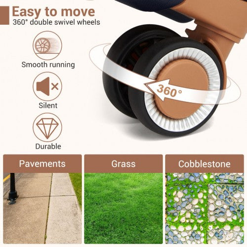 Kono KSK2591 Hard Shell Cabin Suitcase - 20 Inch