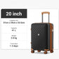 Kono KSK2594 Hard Shell Cabin Suitcase - 20 Inch