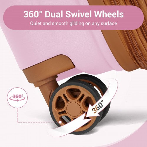 Kono KSK2594 Hard Shell Cabin Suitcase - 20 Inch