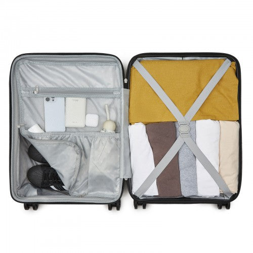 Kono KSK2595 Hard Shell 2 Piece Suitcase Set