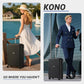 Kono KSK2595 Hard Shell Medium Suitcase - 24 Inch