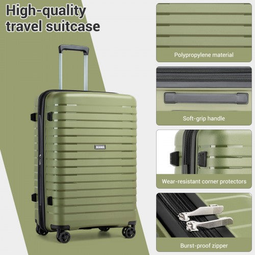Kono KSK2595 Hard Shell Cabin Suitcase - 20 Inch