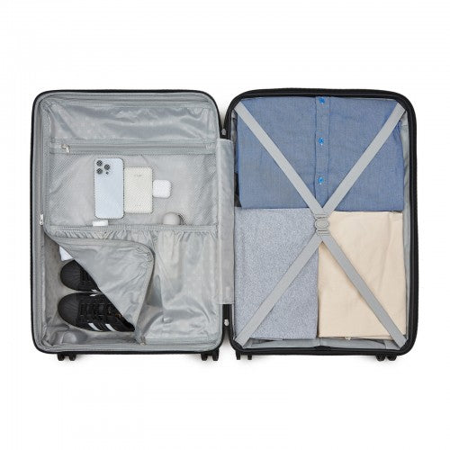 Kono KSK2595 Hard Shell Cabin Suitcase - 20 Inch